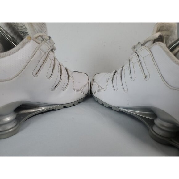Nike Shox 366571-111 White Running Gym Shoes Women's Size US 8.5 - Picture 13 of 16